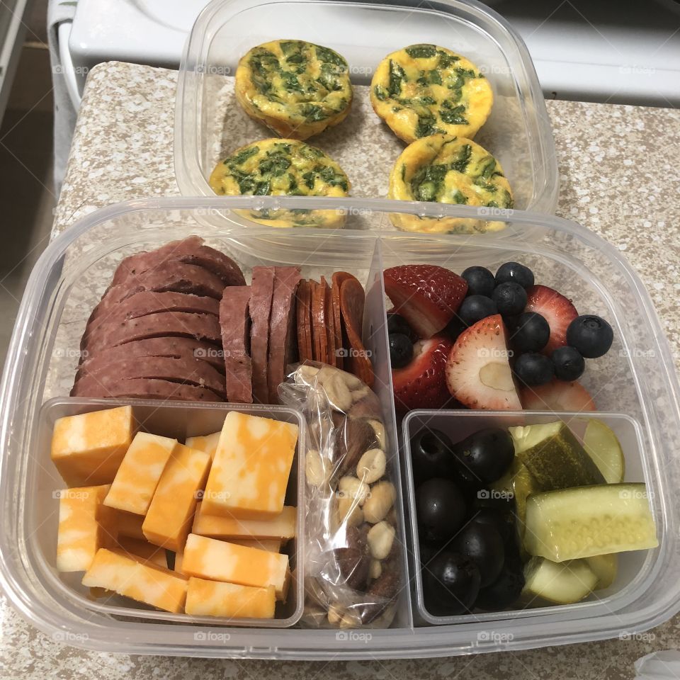 Healthy low carb meal prepping 