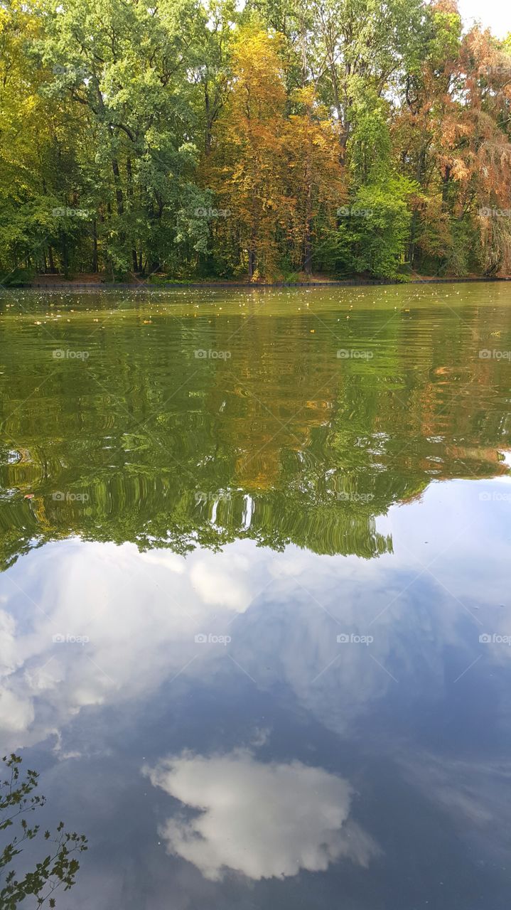 The Sky reflection in to the lake