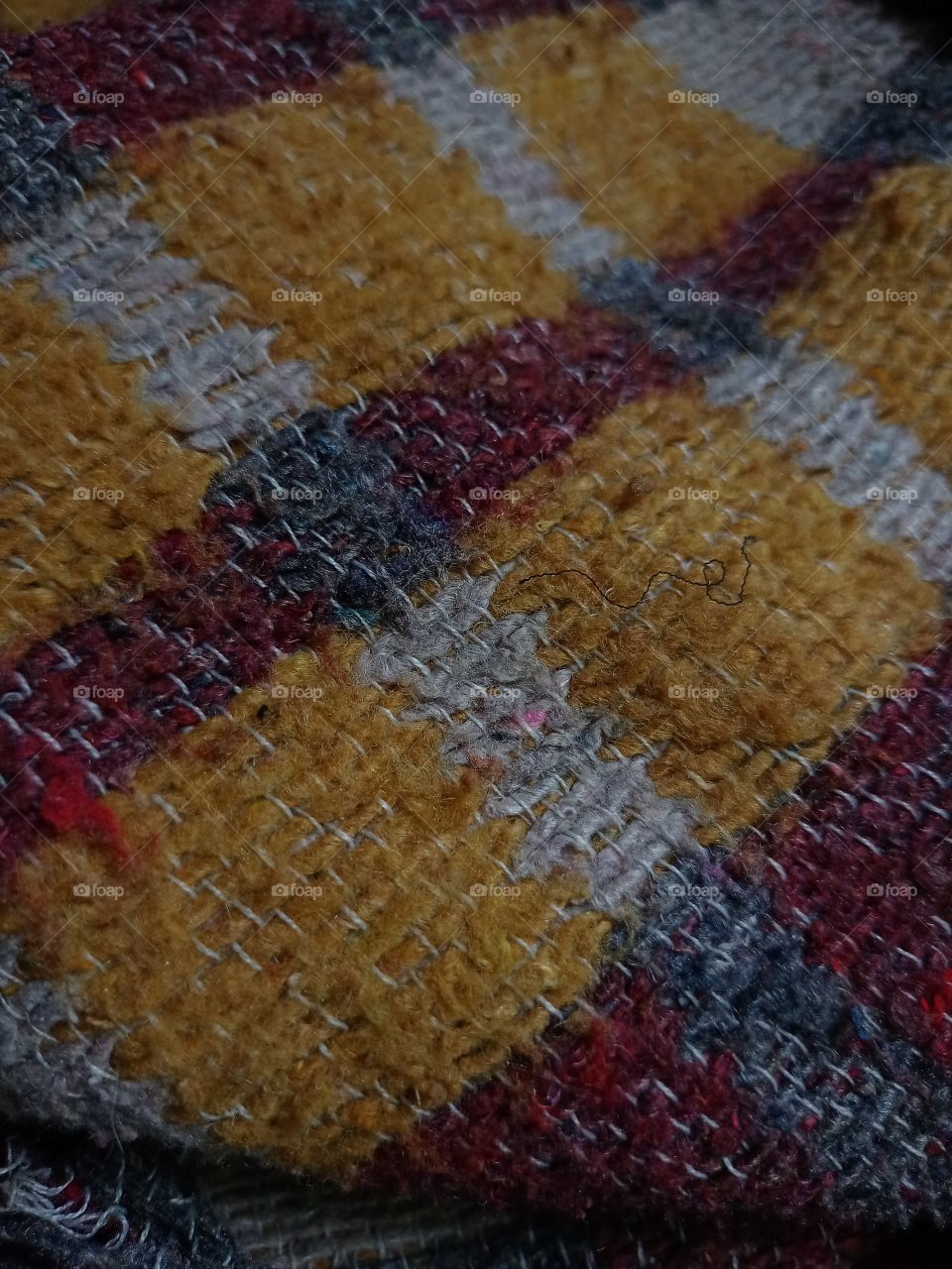 blanket multi colour checks pattern textile