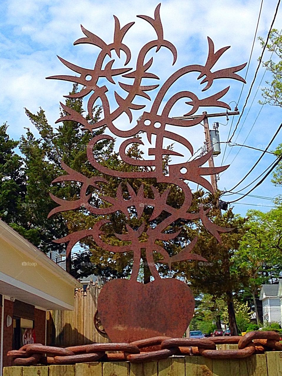 Sculpture in Westerly Rhode Island