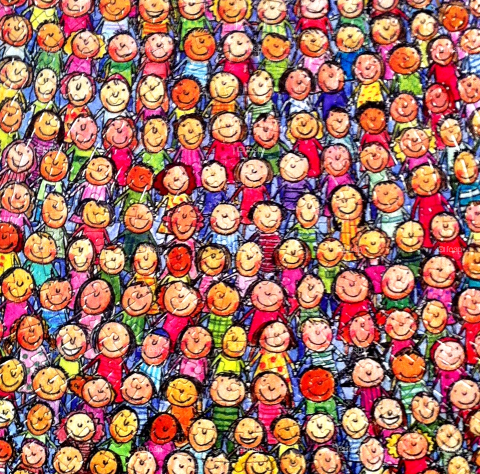 children hobby puzzle happy by emmanuelgr