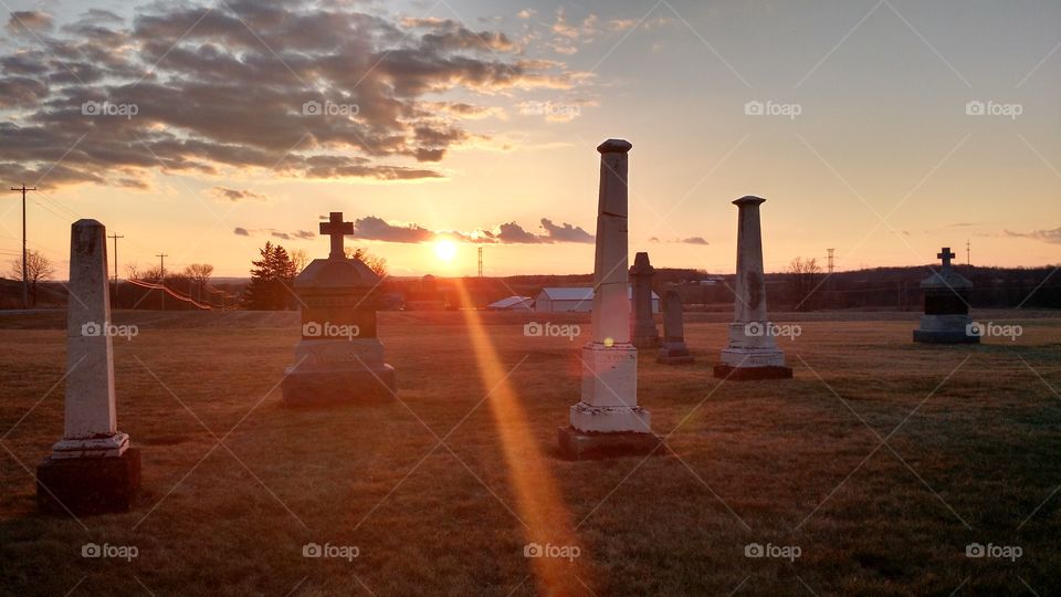 sunset cross