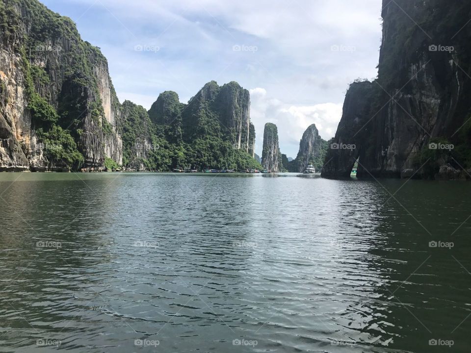 The Mekong, Vietnam and Cambodia. Clear skies, calm waters. Boat adventures.