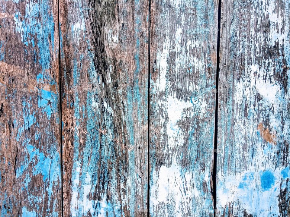 Rustic wooden with rustic blue colour