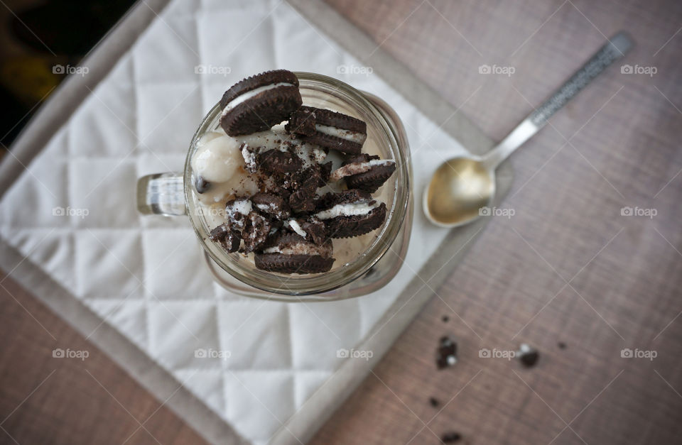 Oreo cookie icecream