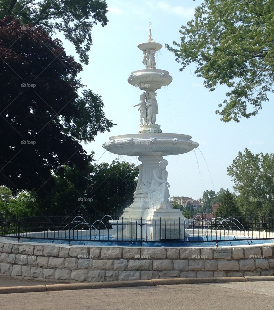 Fountain in St Joseph Michigan