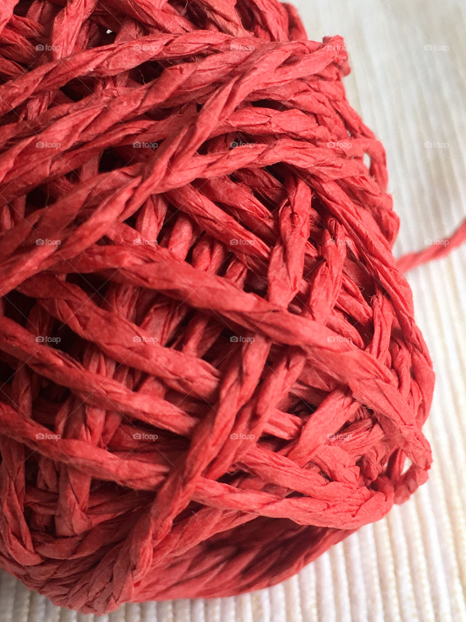 Red paper rope 