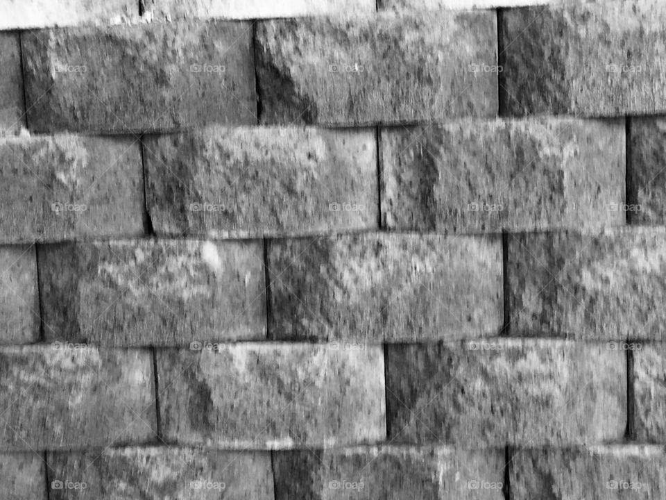 Grey brick background 