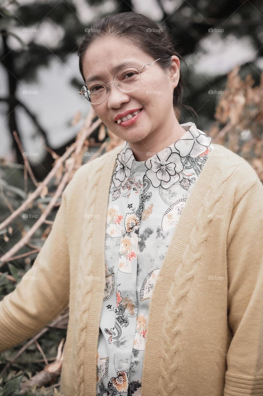 It is the simplicity that makes a woman beautiful. A portrait shot of a Tangkhul Naga mother.