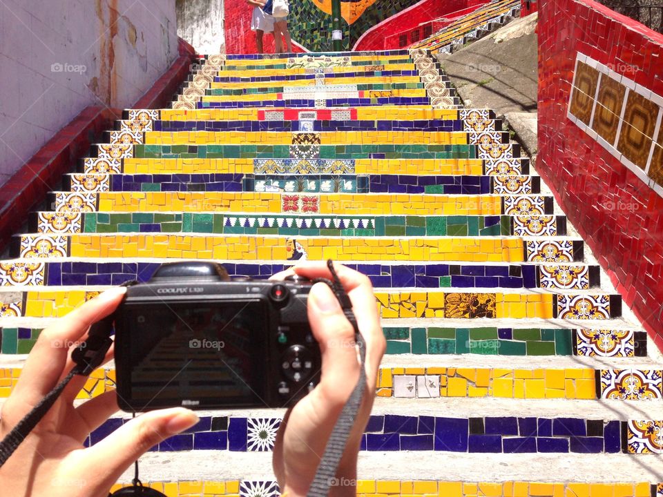 Escadaria Selaron. Rio de Janeiro, Brasil