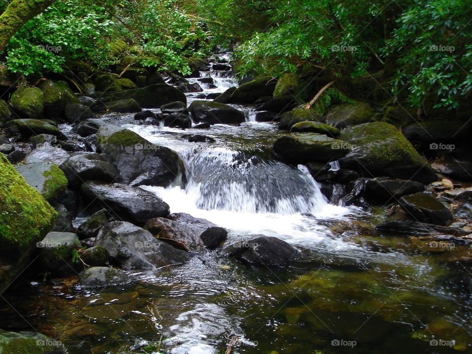 Water fall in Ireland 