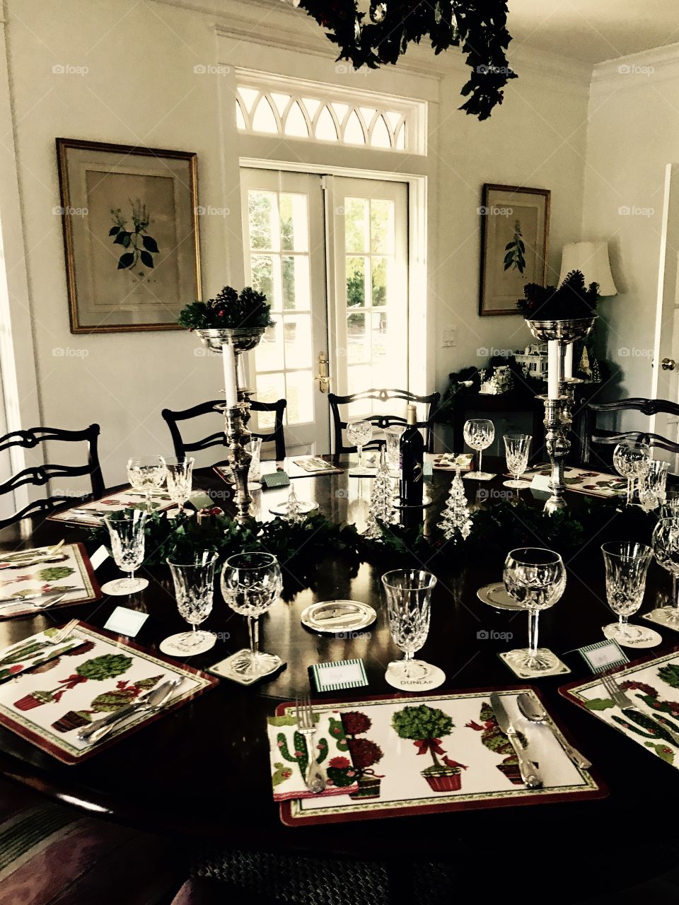 Setting the table for the holidays