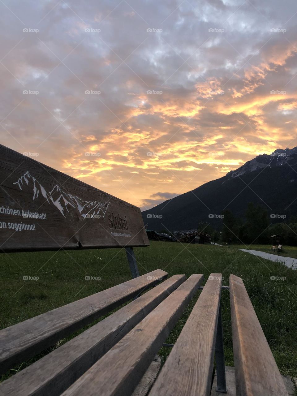 Early Summer Morning in the Alps ,Austria , Region of Tyrol