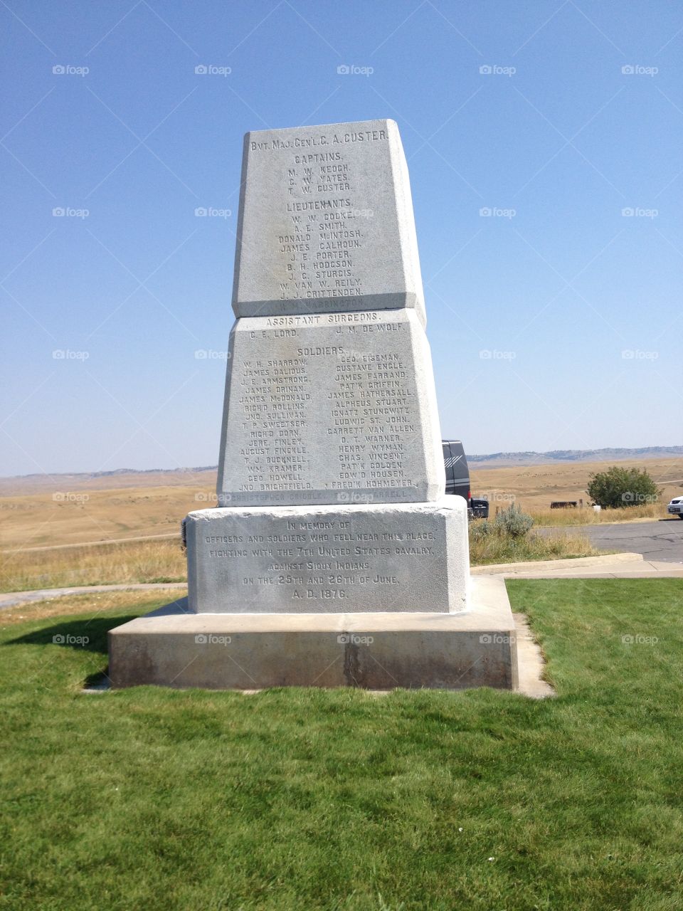 7th Cavalry Memorial, Little Bighorn Battlefield, Crow Agency Montana 
