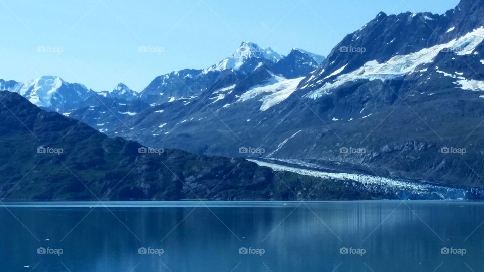 Alaska's mountains and glaciers