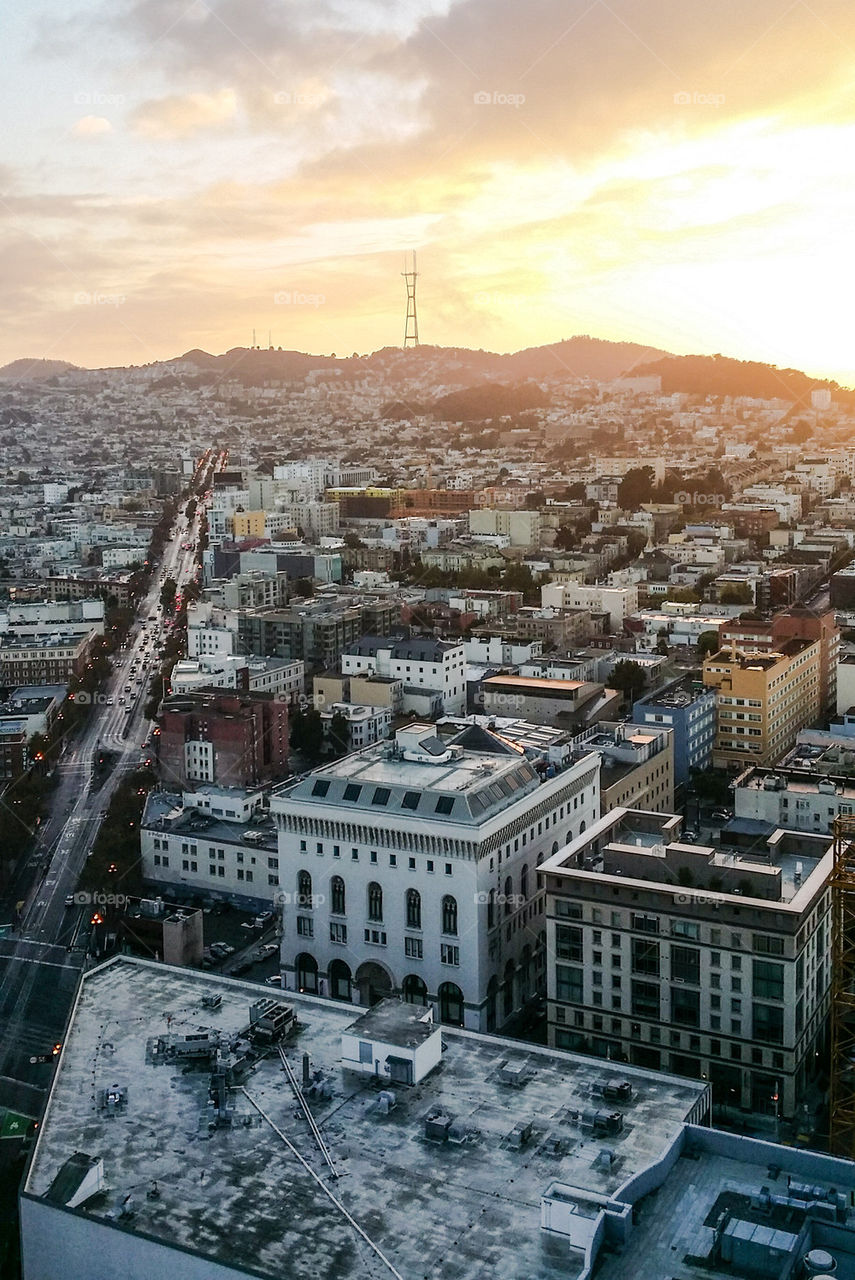 Sunset in San Francisco