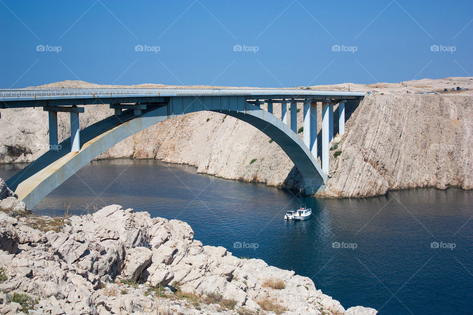 Bridge to pag island