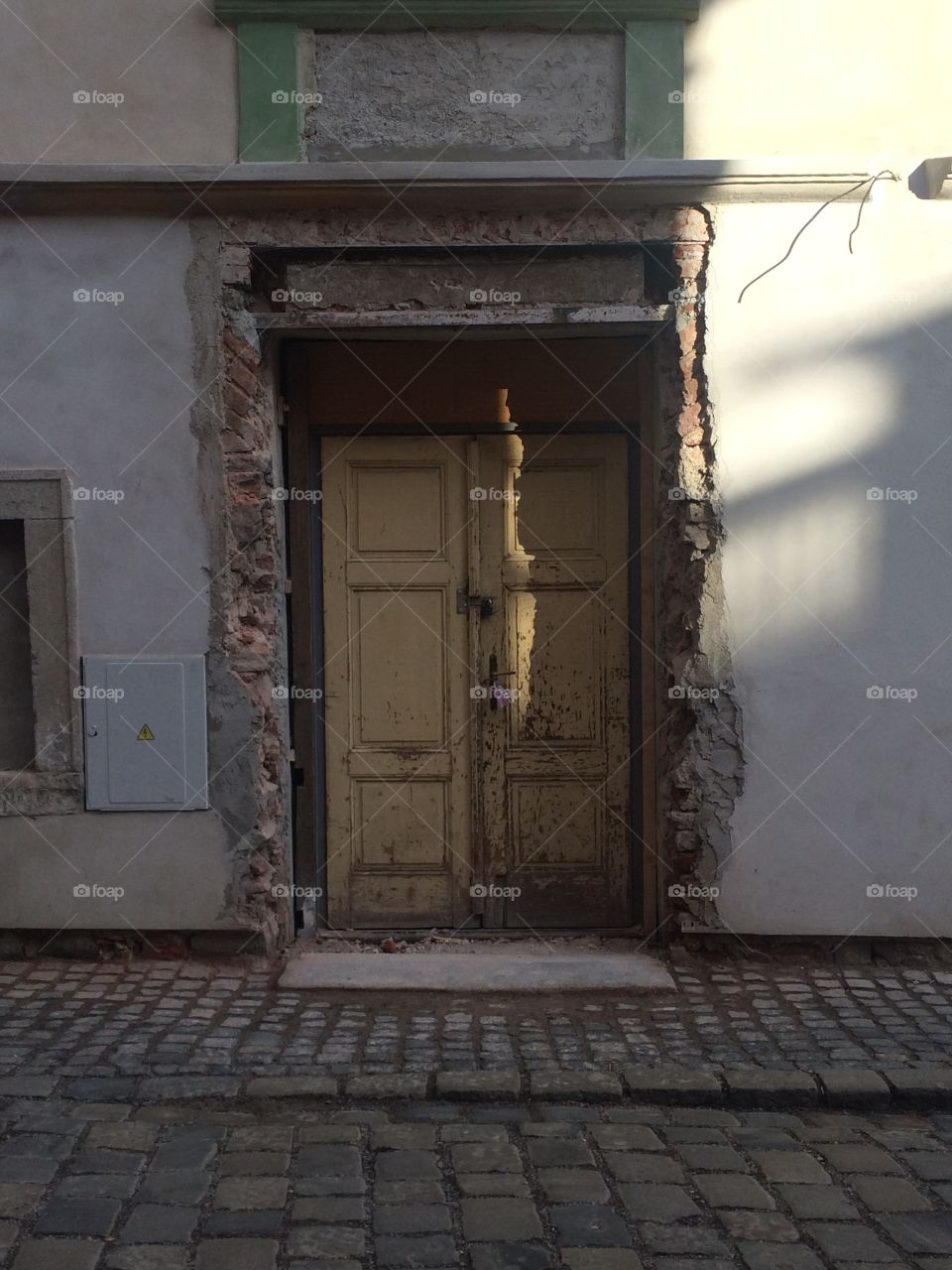 Door in Český Krumlov, Czech Republic