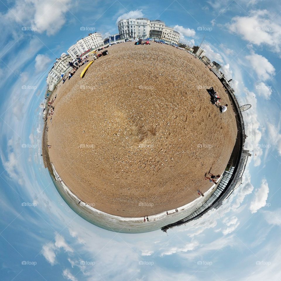 Brighton Beach in Photo Sphere