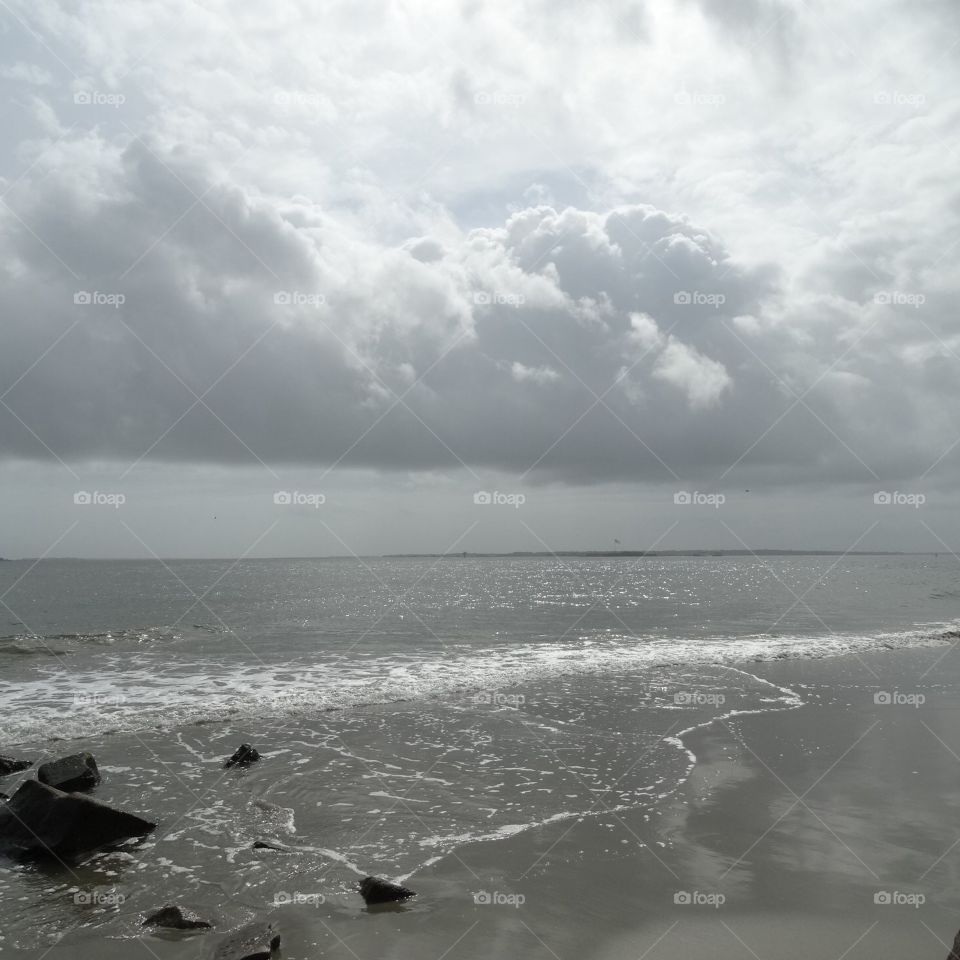 Coast at Fort Moultrie, Sullivan Island, SC
