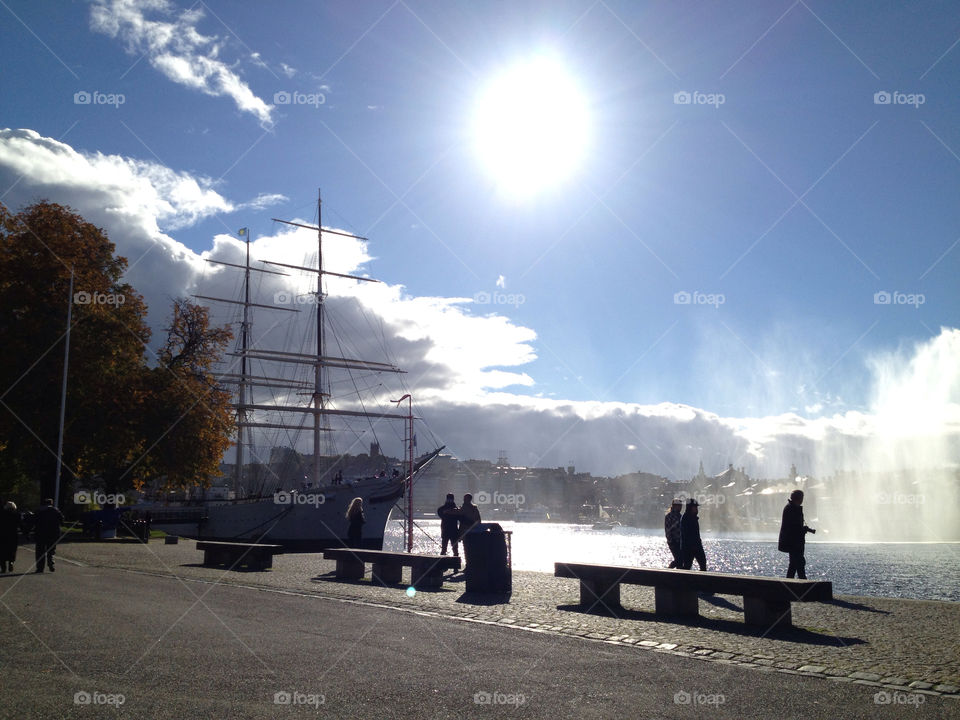 sweden stockholm water ship by sassa