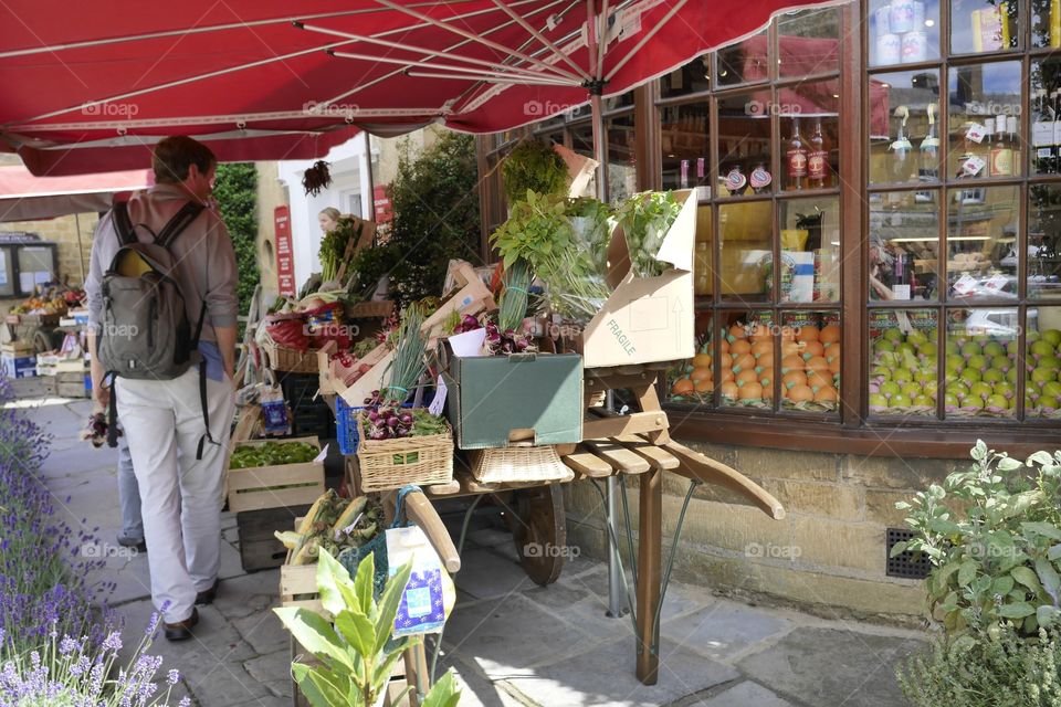 Market. Greengrocer