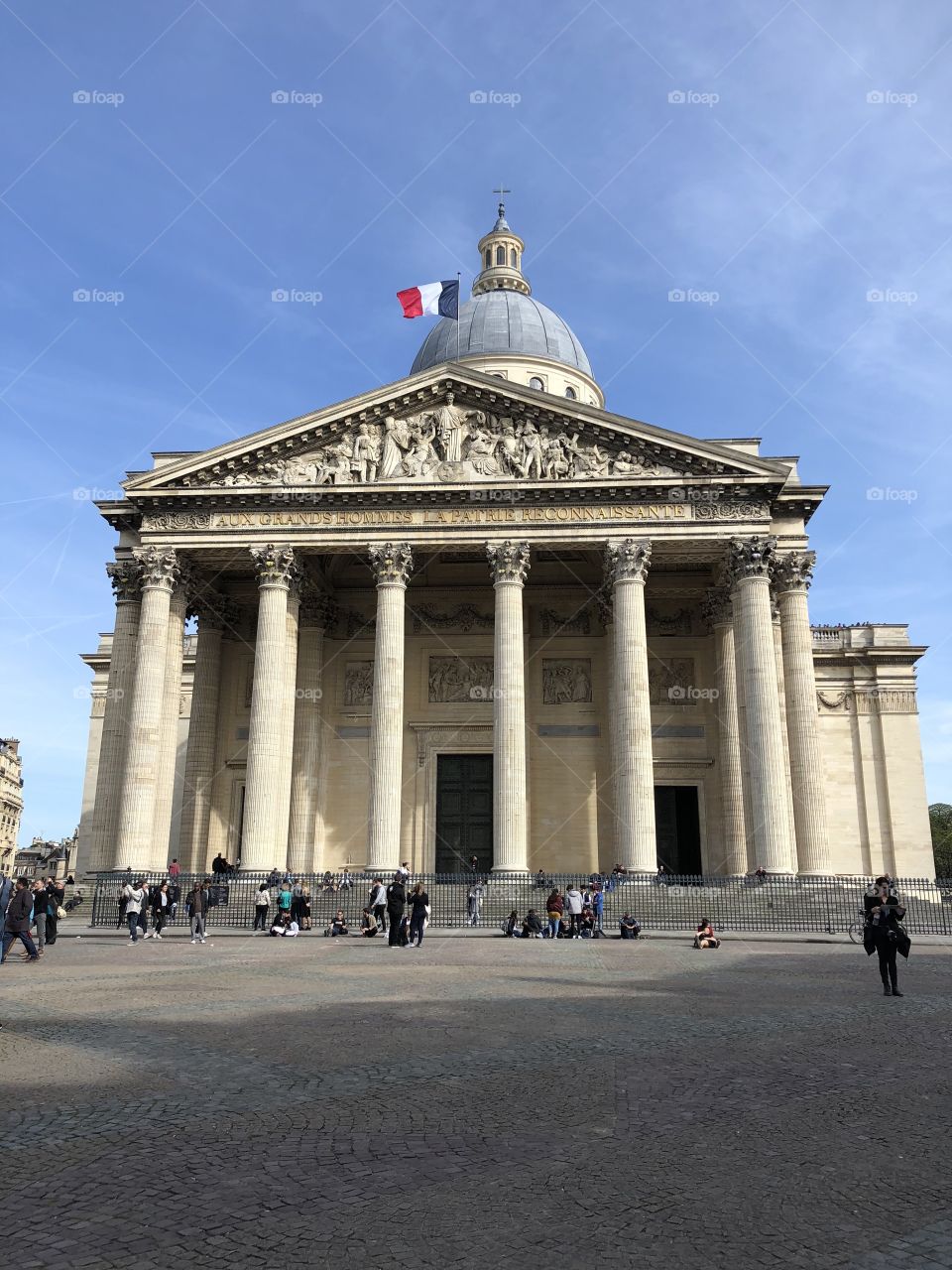 A shot of Paris’s Pantheon, a respectable burial site for some of France’s most well known contributors to culture and society. 