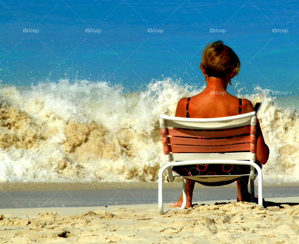 Thundering Waves. the churning waves of the Caribbean. Turks and Caicos in particular.