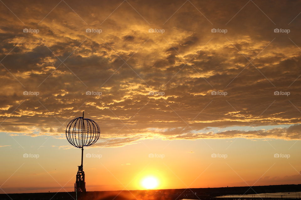 Sunset in Ocean City Maryland- ViewBug from the Farris wheel.