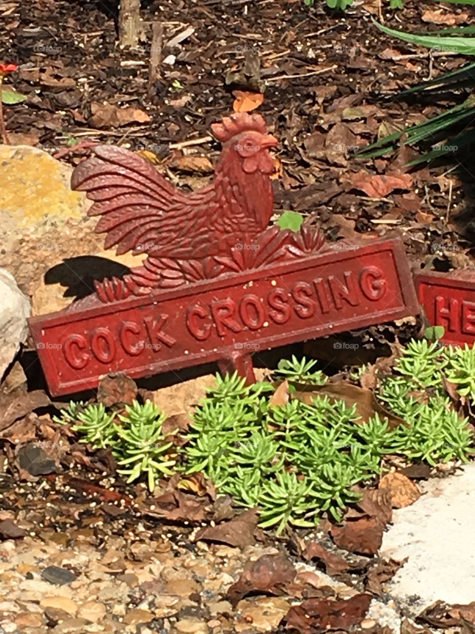 Garden sign 
