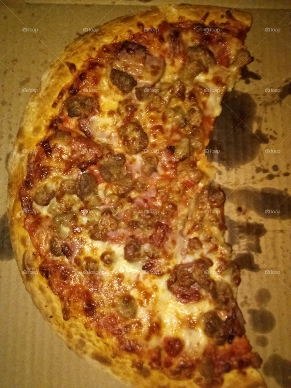 meat Lovers pizza from pizza kingdom