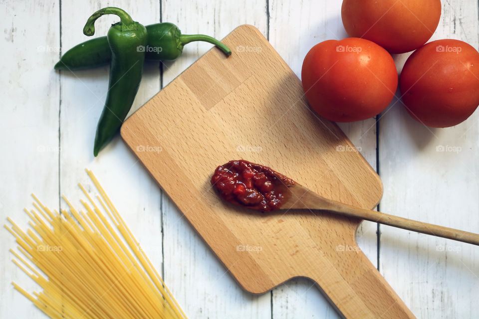 Preparing Food, Cooking Ingredients