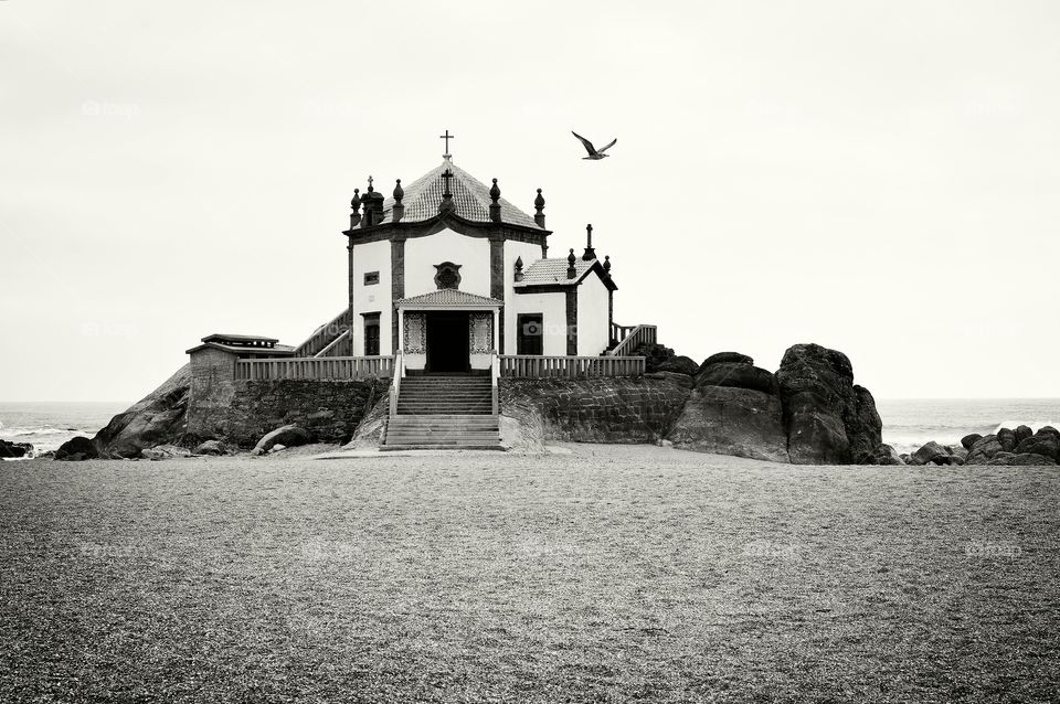 Chapel Senhor da Pedra on Miramar Beach