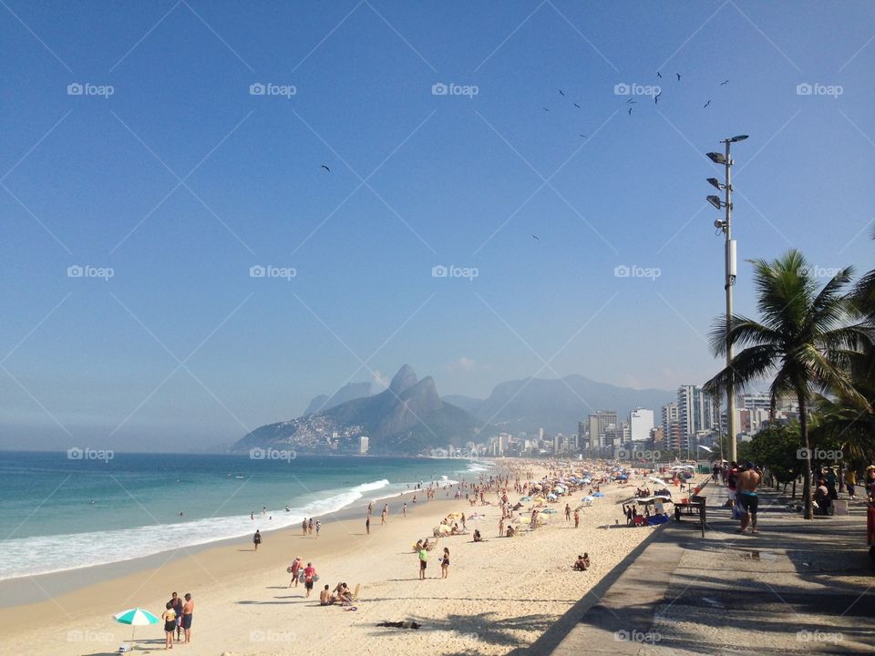 Ipanema beach, Rio de Janeiro Brazil