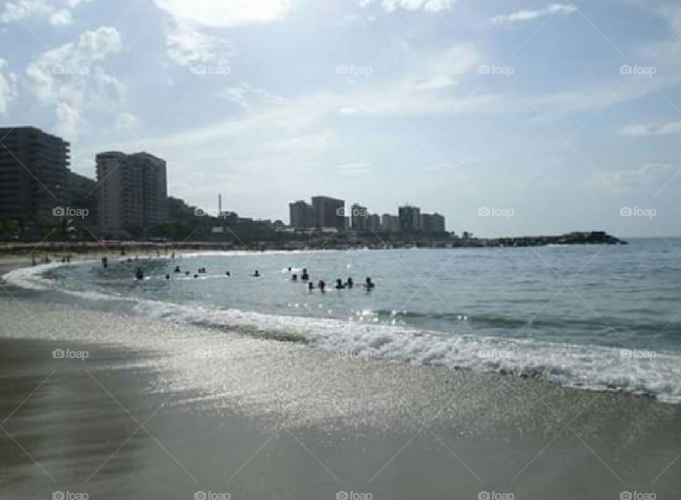 Playa en Vargas, Venezuela.