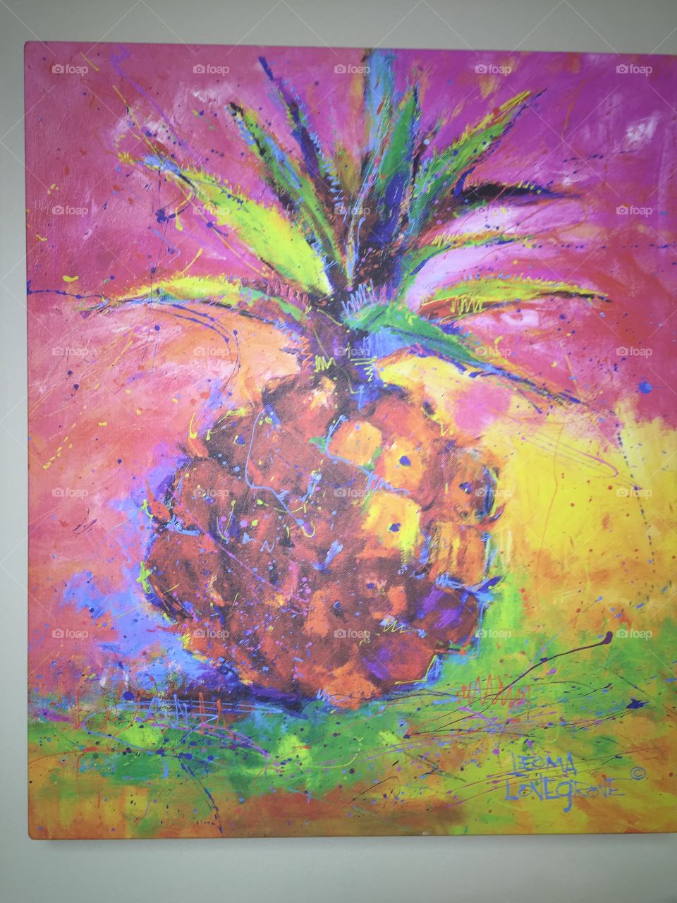 Pineapple painting 
