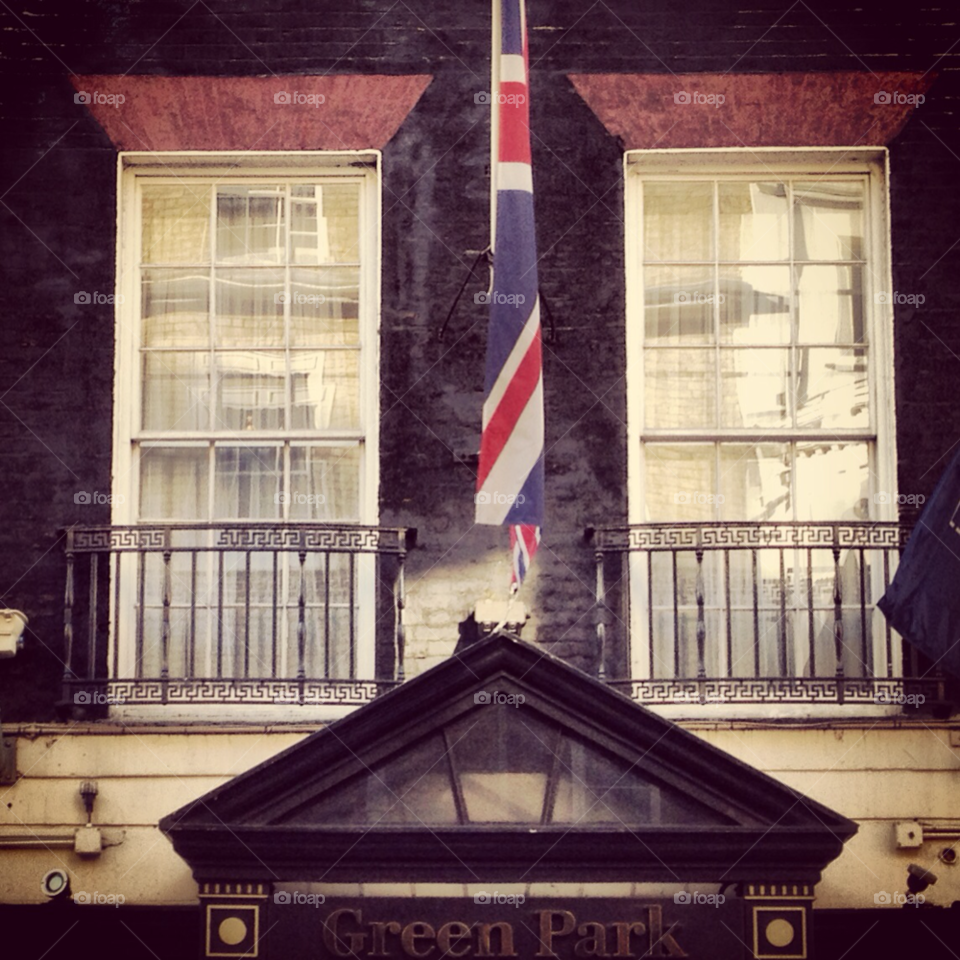 windows union jack english mayfair by Fotosyntheses