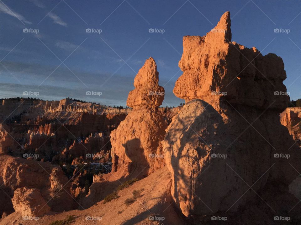 Sunrise att bryce Canyon