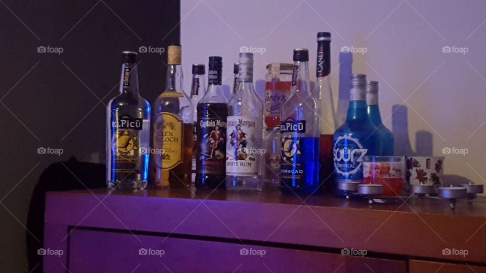 Bottle, Glass, Alcohol, Drink, Bar