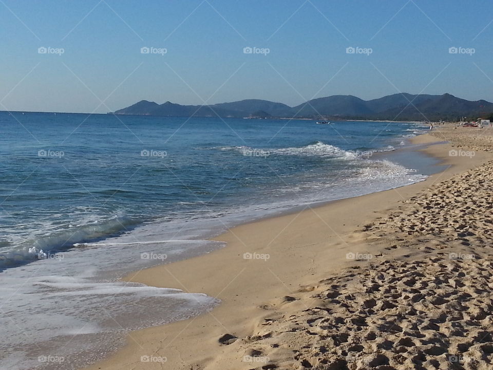 costa rei beach. sardinia