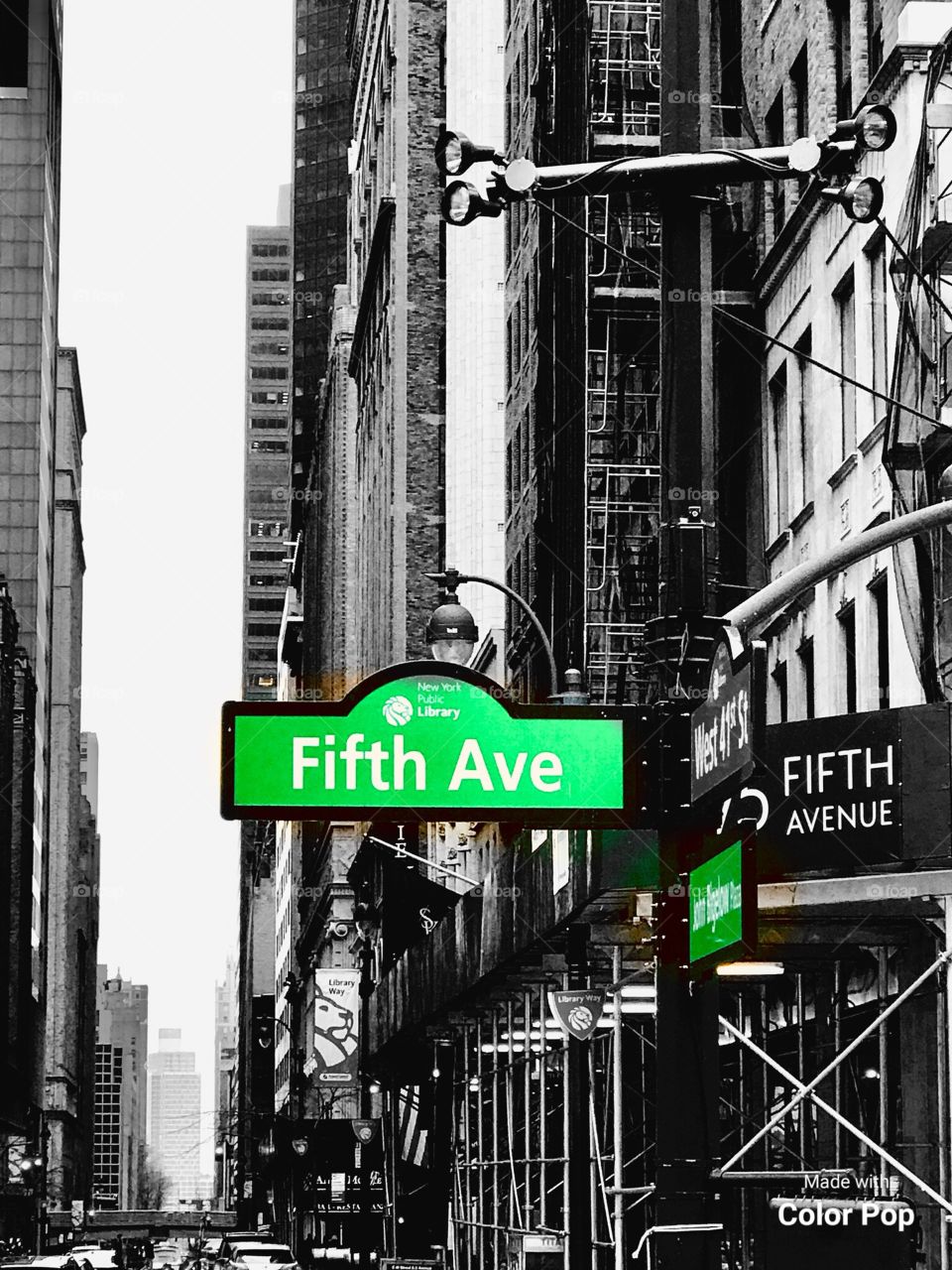 Fifth Avenue in New York City 