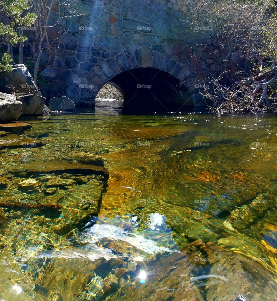 springtime flow to eagle falls