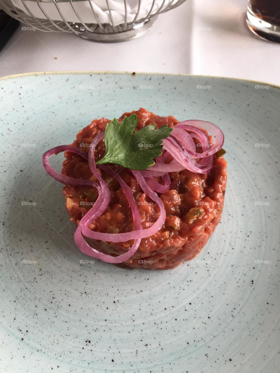 Steak tartare love it 