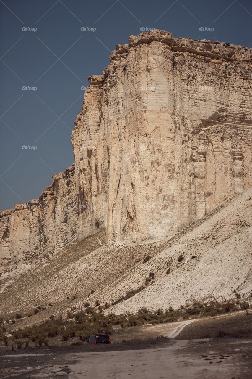 Mountain landscape at sunny day. Crimea 