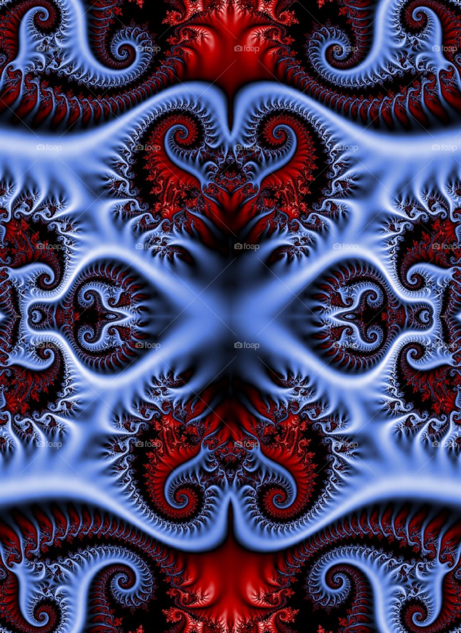 alien structure fractal pattern
