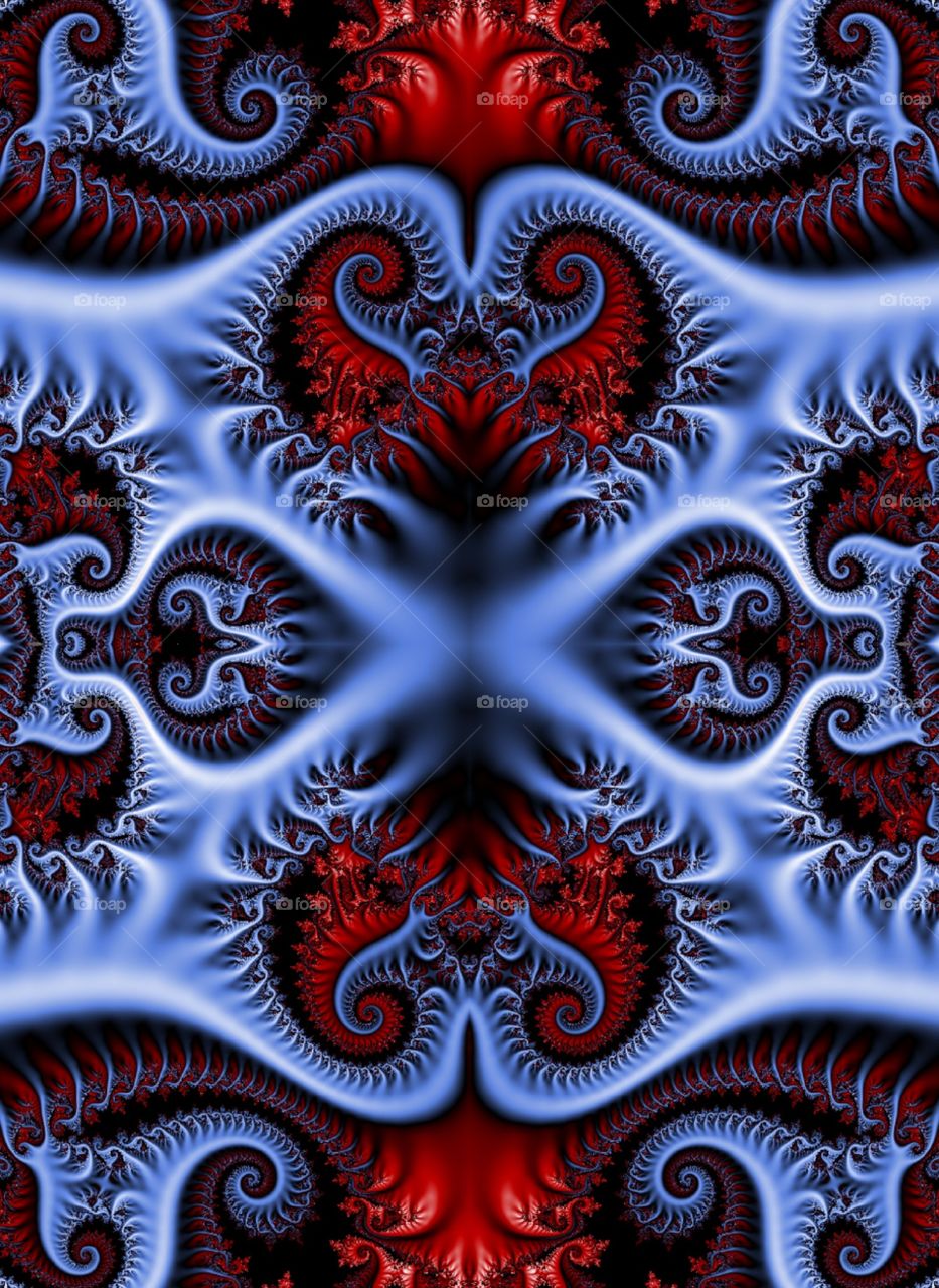 alien structure fractal pattern