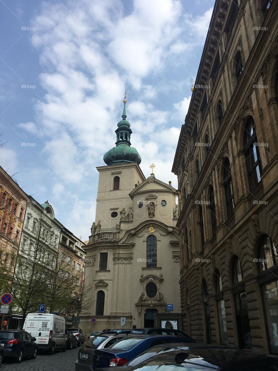Ancient buildings of Prague