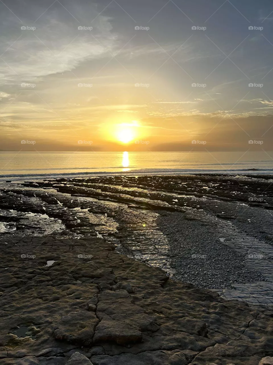 Ocean sunset 