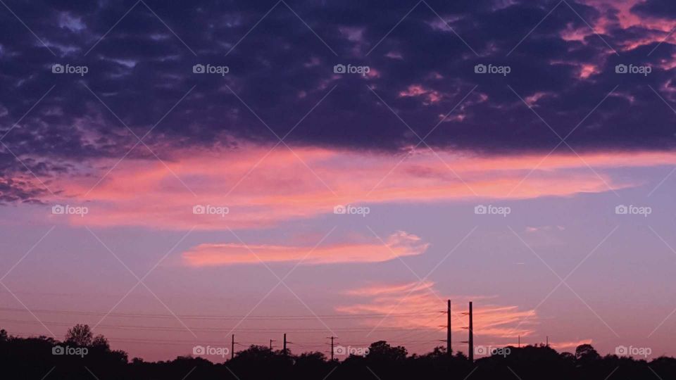 pink sky at night sailors delight