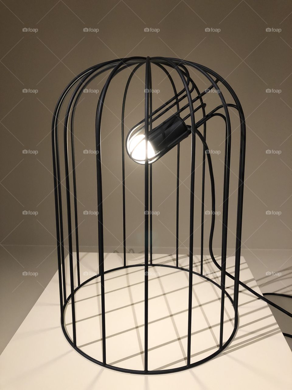 Light, cage